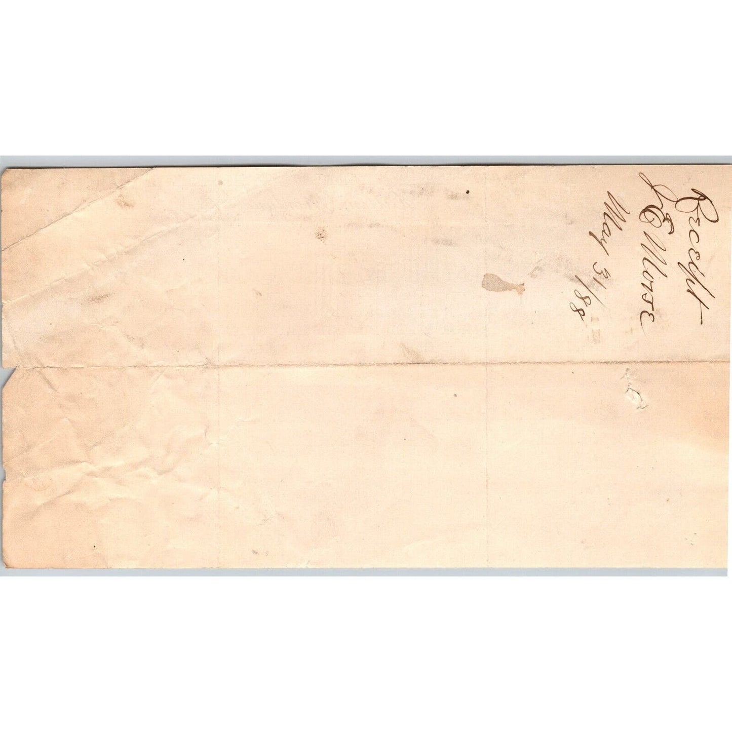 Dillon, MT Dillon Implement Co. Buckboards 1888 Billhead R.C. Halliday*