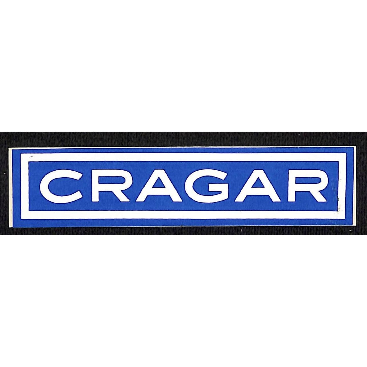 Cragar (Wheels) Original Vintage Sticker c1970's-80's Small 7/8" x 4" VGC