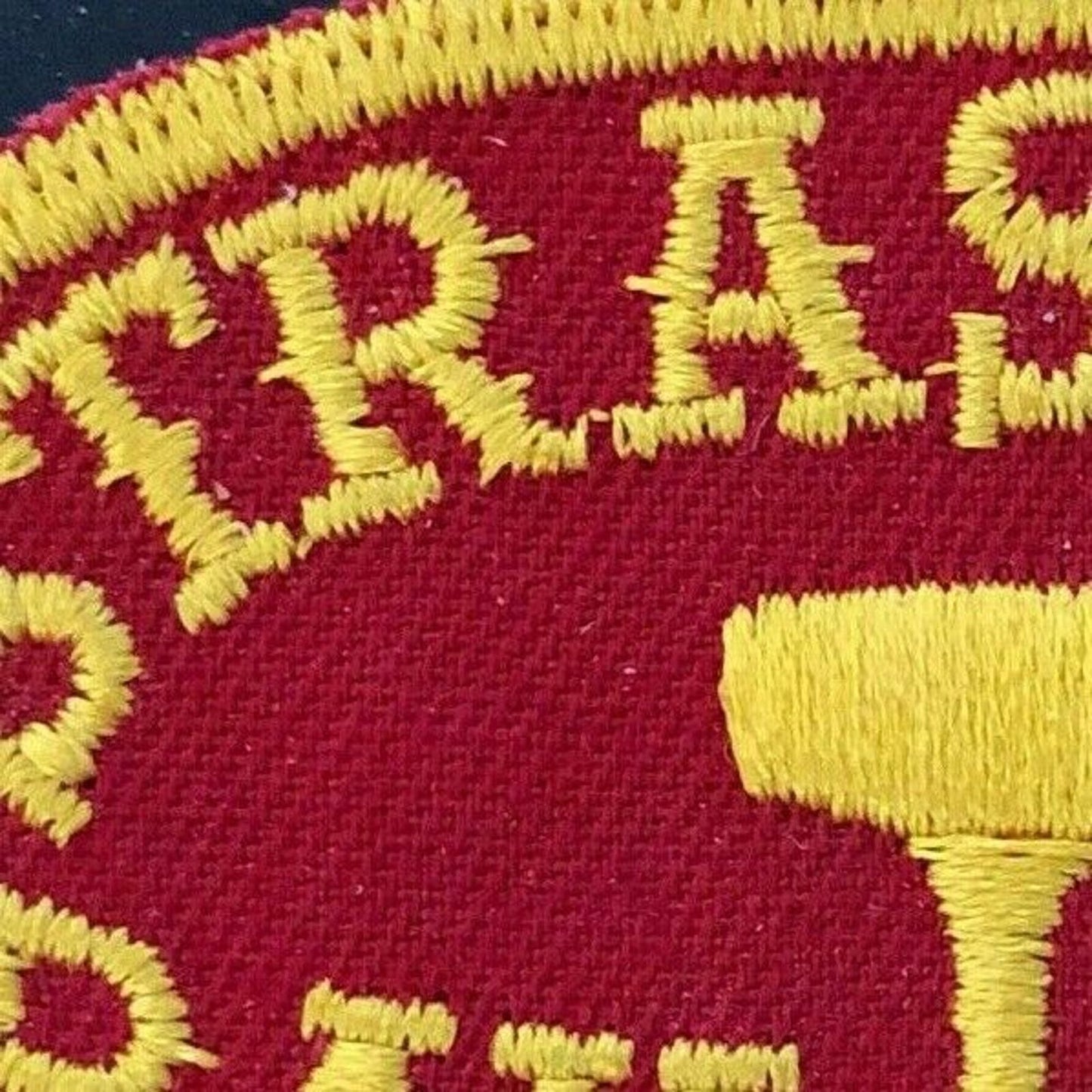 c1970-80's Vintage Machine Stitched Embroidered Patch - Strasburg Railroad