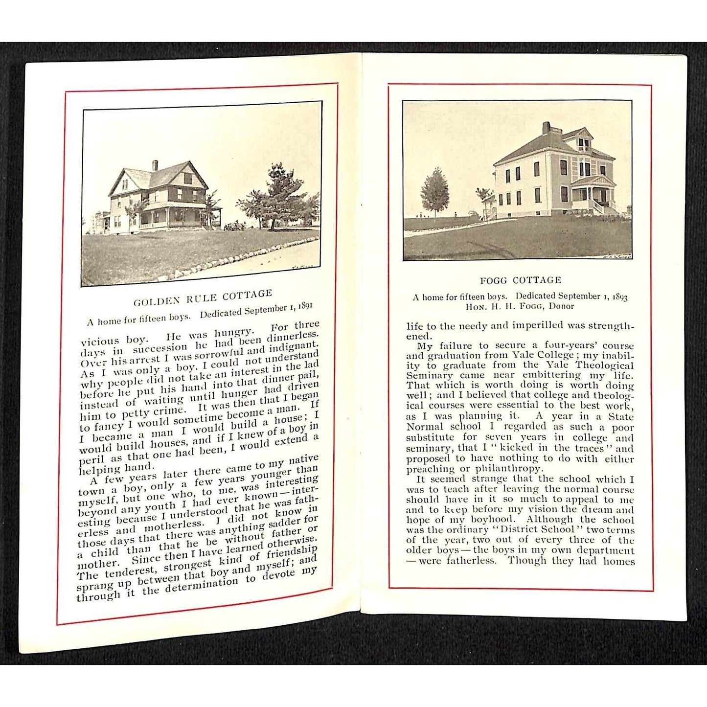 Hinckley, ME 1910 "Good Will Farm" Booklet 12p Letterhead & Cover Knowlton* VGC