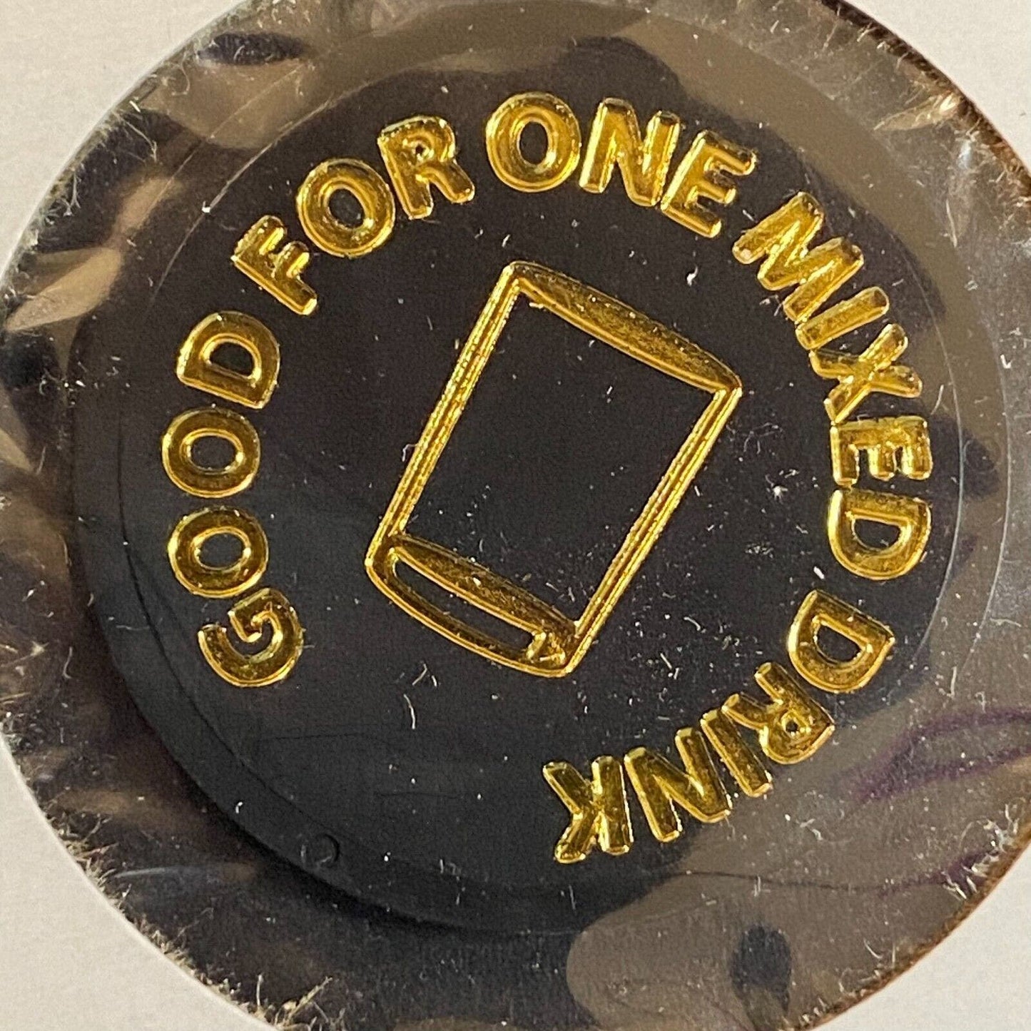 Harmar, PA Tailgaters (Sports Bar) Plastic c1998 ? "G/F One Mixed Drink" Token