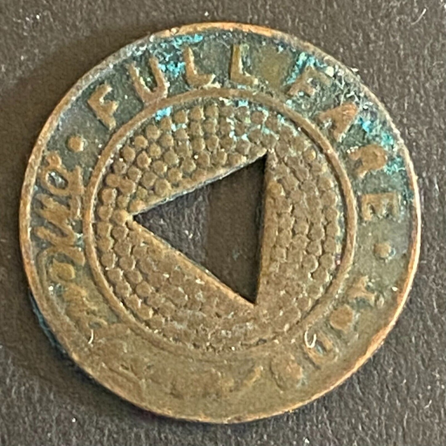 Seattle Municipal Railway Full Fare Transit Token w/ Triangle Cutout 16mm #2)