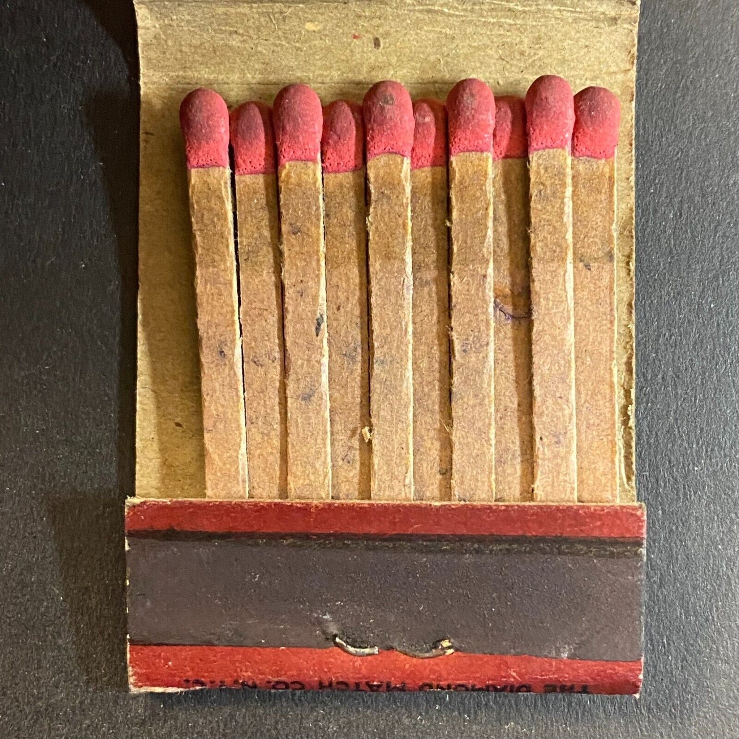 Hotel Heidelberg King Istrouma Baton Rouge c1940s Full Matchbook Scarce