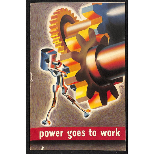General Motors 1945 "Power Goes to Work" Intro the Transmission Booklet 136p VGC