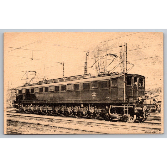French Railroad RPPC* Postcard Machine 262 Series 262 A E 1-4 c1930 H.M.P.