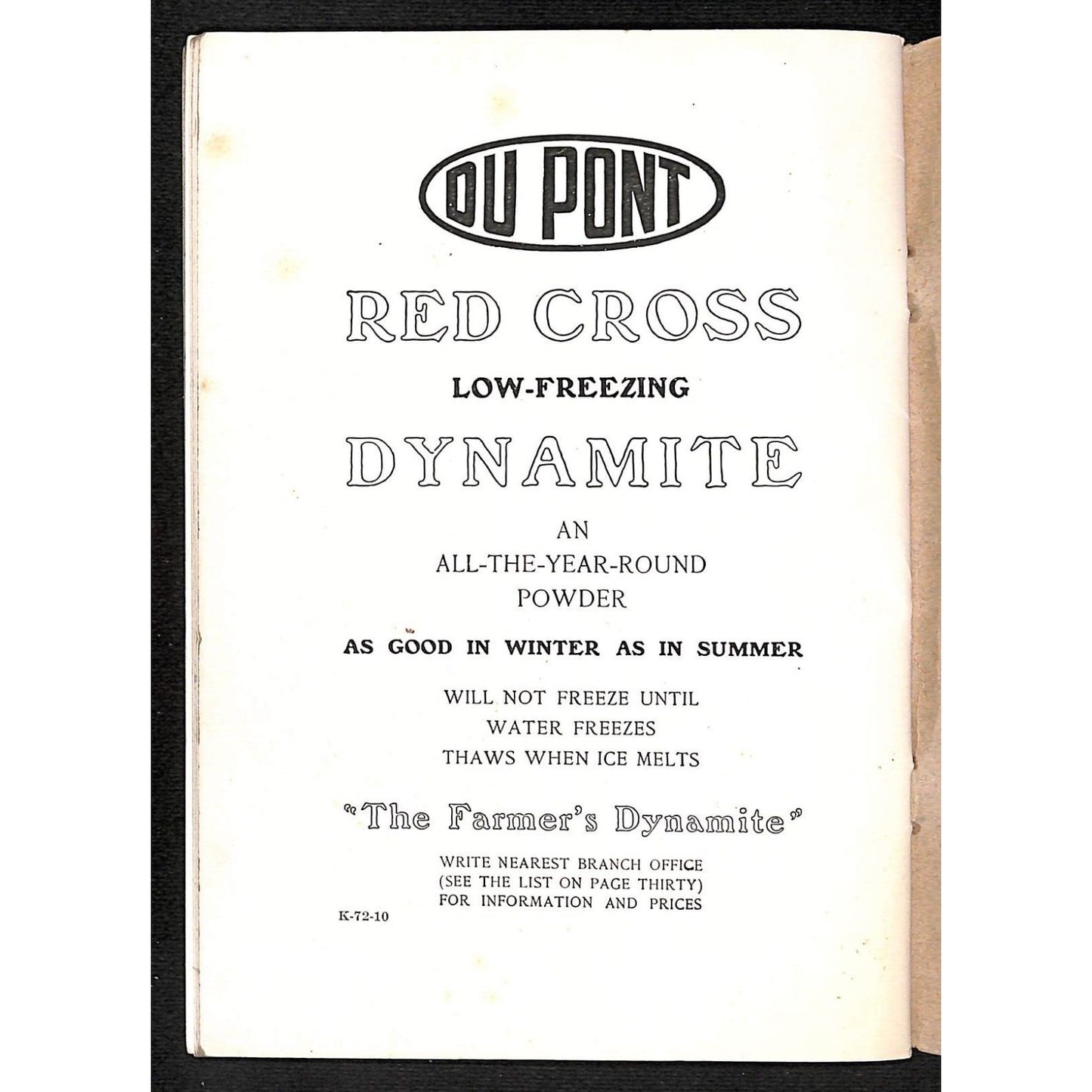 Forrest Crissey c1910-15 "The Achievement" Dupont "The Farmer's Dynamite"