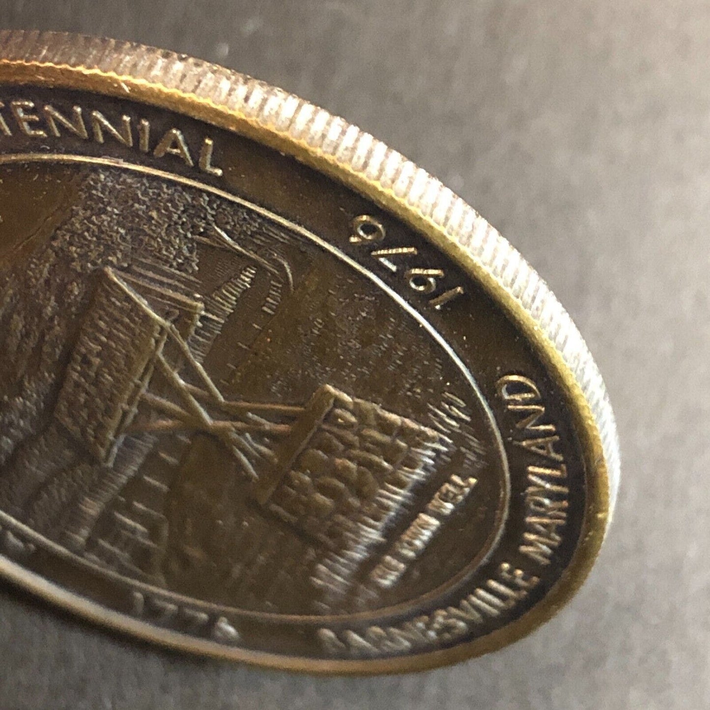 American Revolution Bicentennial 1976 Barnesville, MD Medallion 39mm 21g