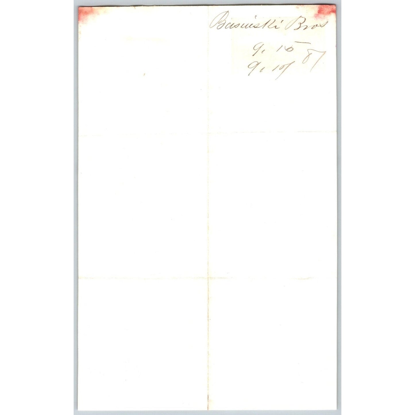 J. Basinski & Bros. Bozeman, MT (Dry Goods) 9/15 1881 Letterhead Henry Elling*