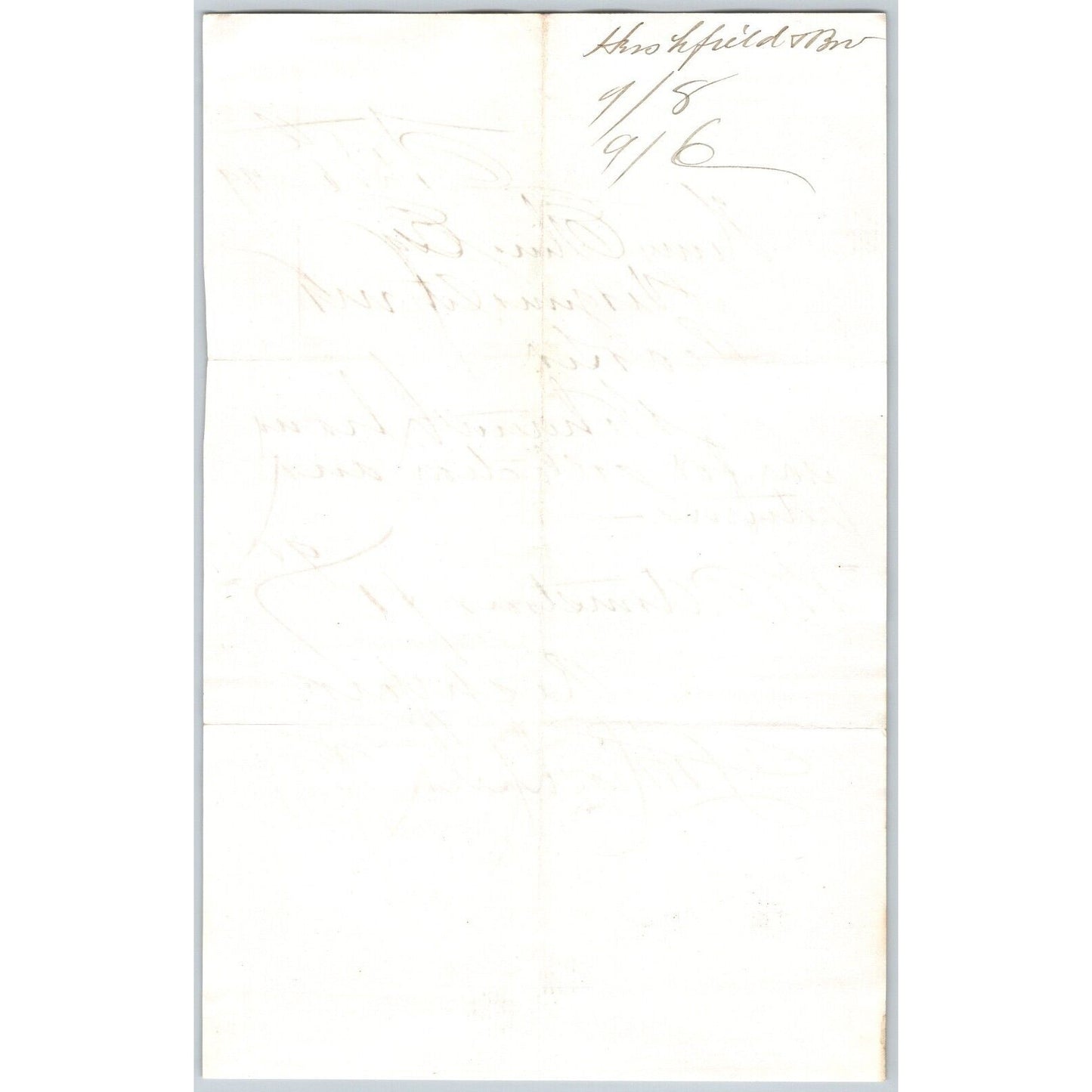 L.H. Hershfield** Bankers Helena 9/6 1879 Payment Advice Billhead Henry Elling*