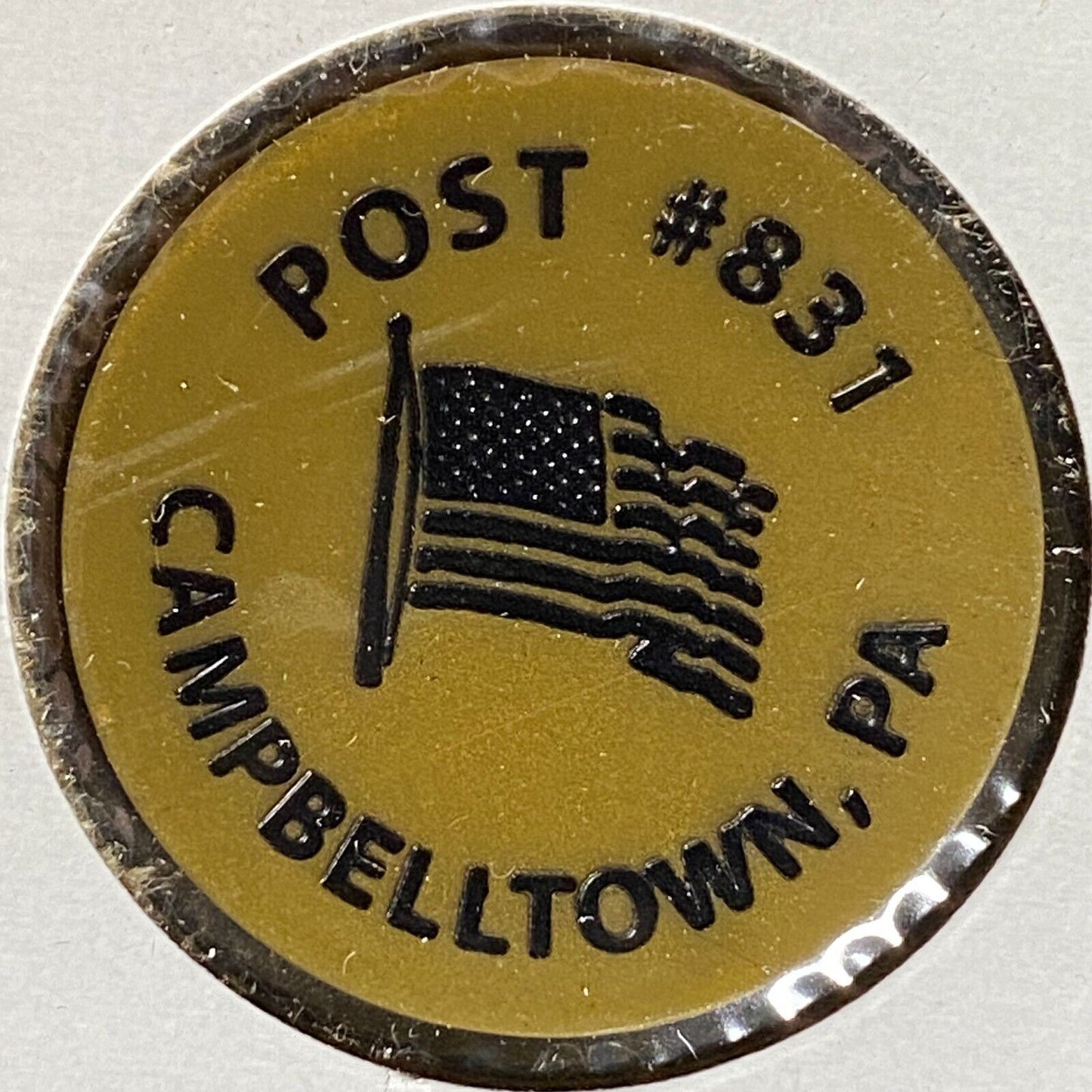 Campbelltown, PA AL Post 831 Plastic Drink Token G/F One Mixed Drink