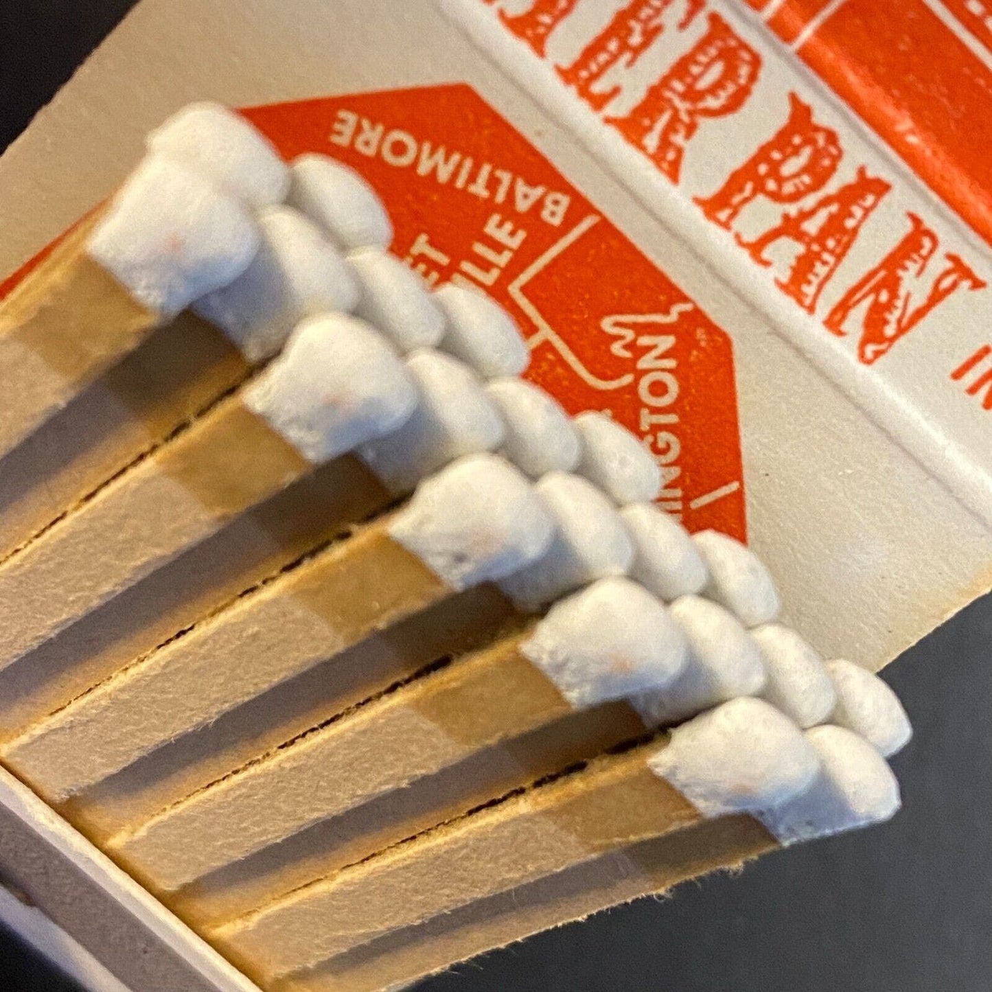 Kapok Tree Inn Clearwater c1950's-60s Full Matchbook w/ Peel Off Paper Strip
