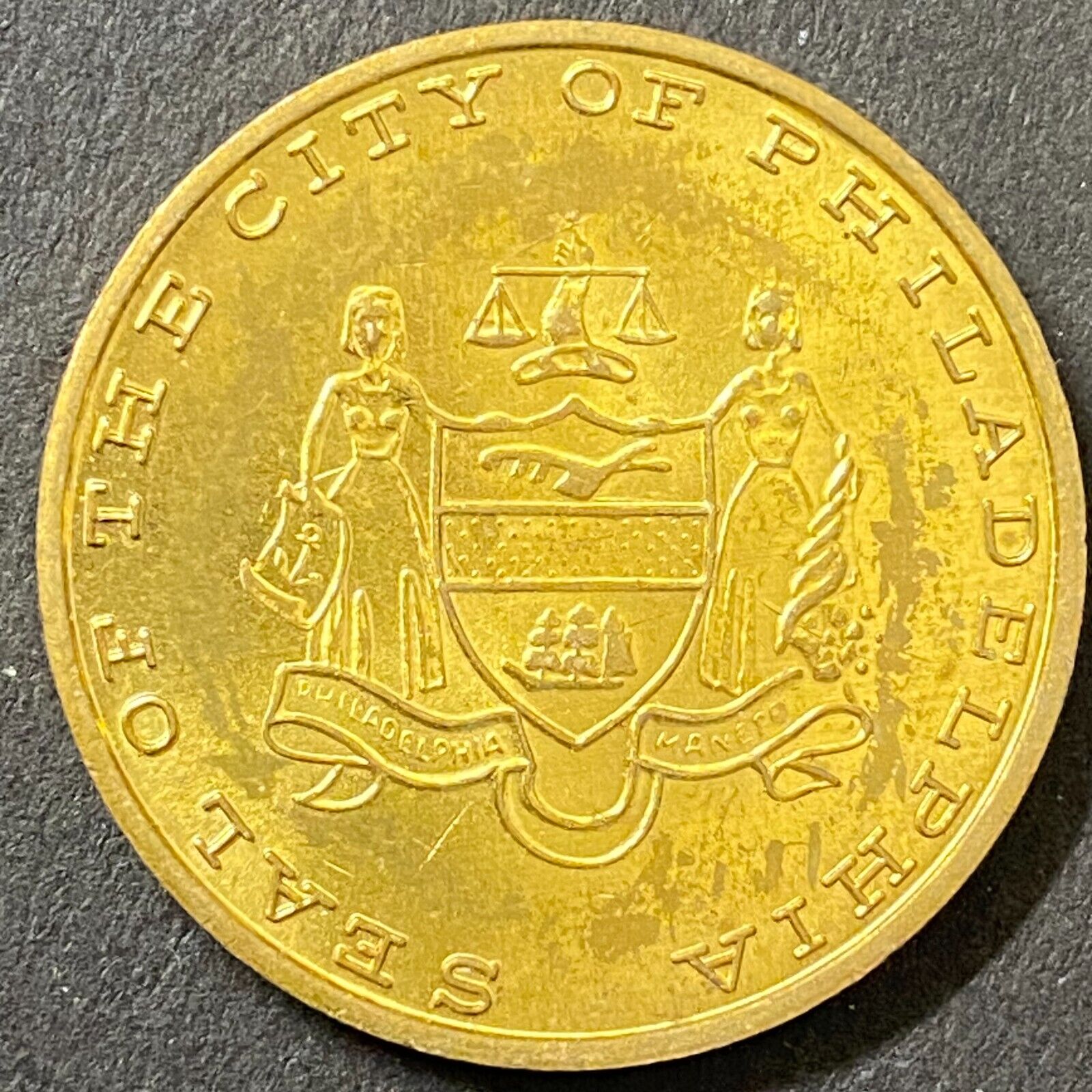 Seal of the City of Philadelphia Founded by William Penn 1701 c1960's ...