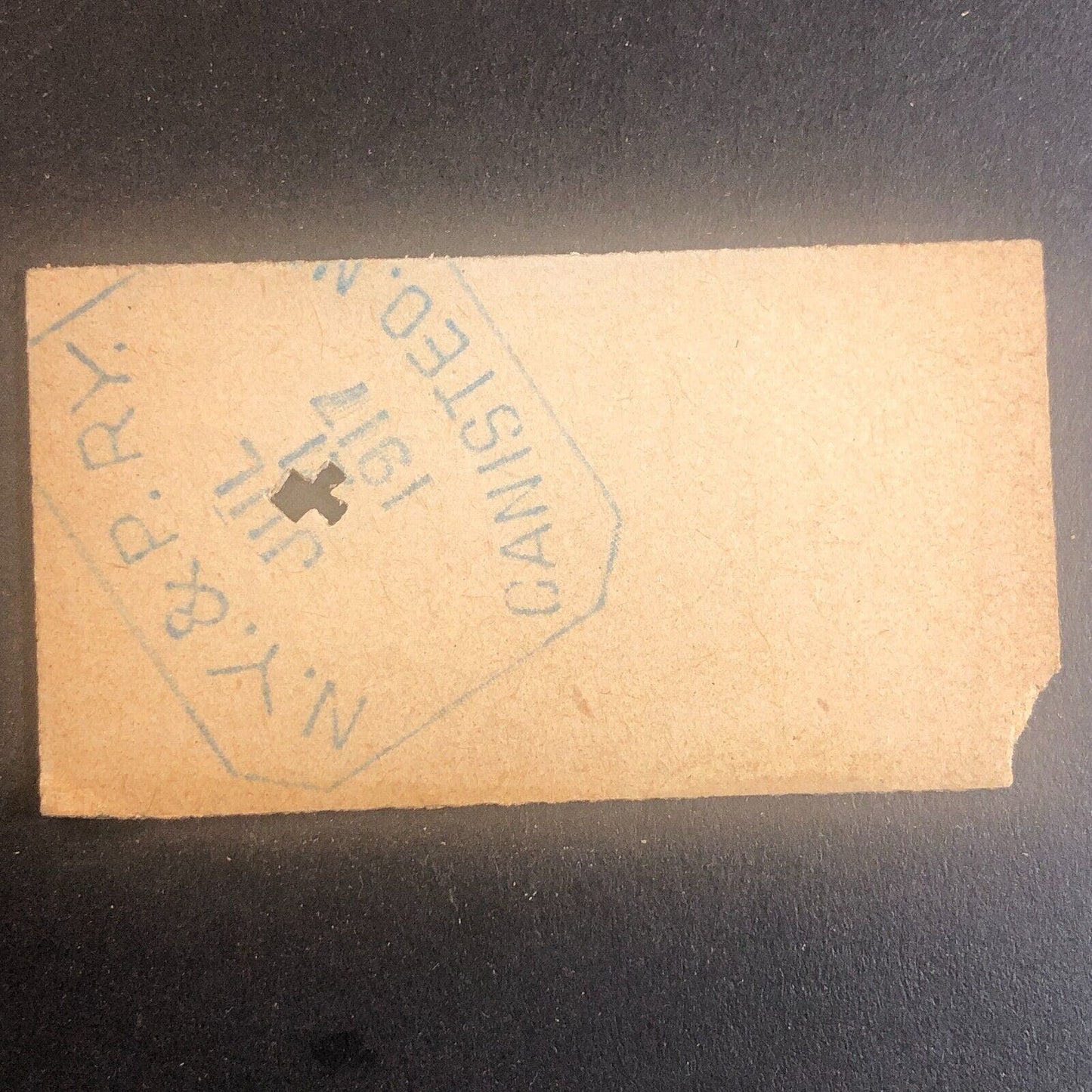 New York & Pennsylvania Railroad July 21 1917 Greenwood, NY Ticket #53595
