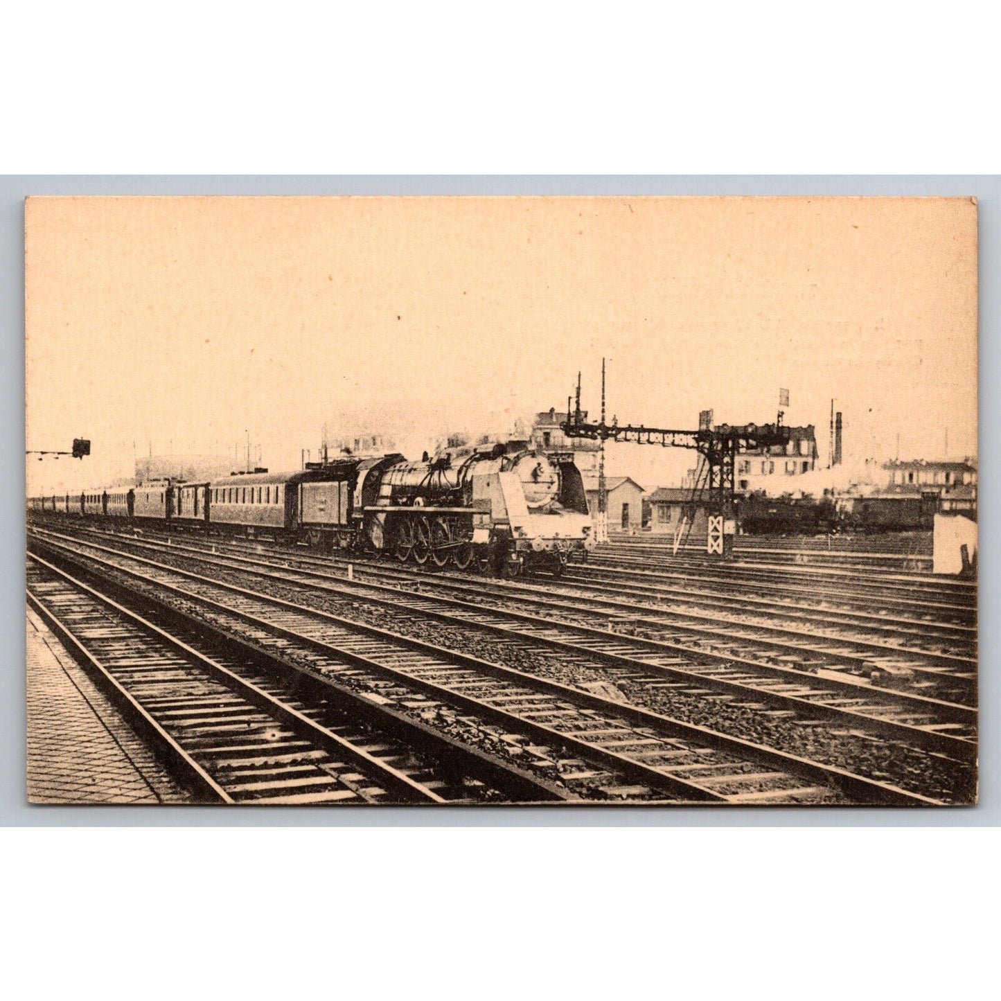 French Railroad RPPC* Postcard Machine Mountain 241-101 c1900 H.M.P.