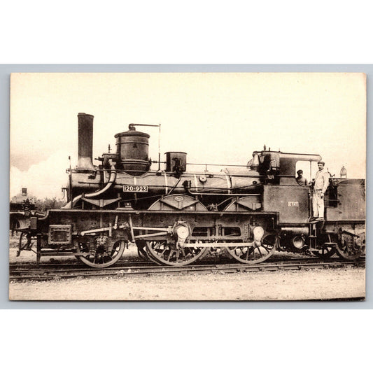 French Railroad RPPC* Postcard Machine 120-923 Series 120-901 - 937 c1900 H.M.P.