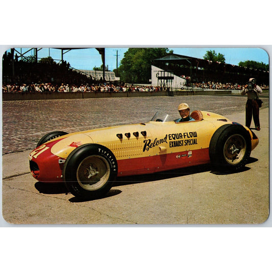 Johnny Parsons #21 Indianapolis Motor Speedway Indy 500 1950 Giant Postcard 6x9
