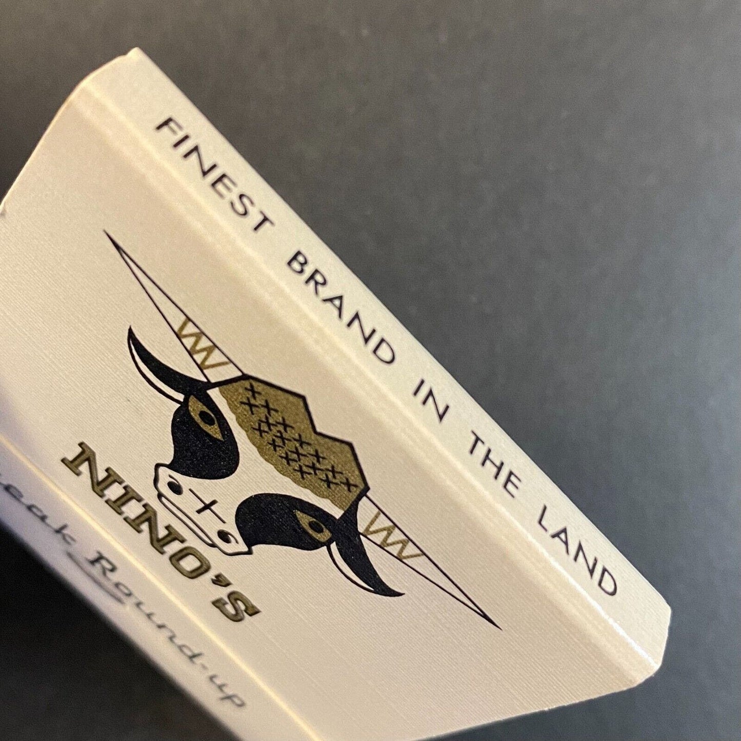 Nino's Steak Round-Up Restaurants Wisconsin c1974-80's Full Matchbook VGC