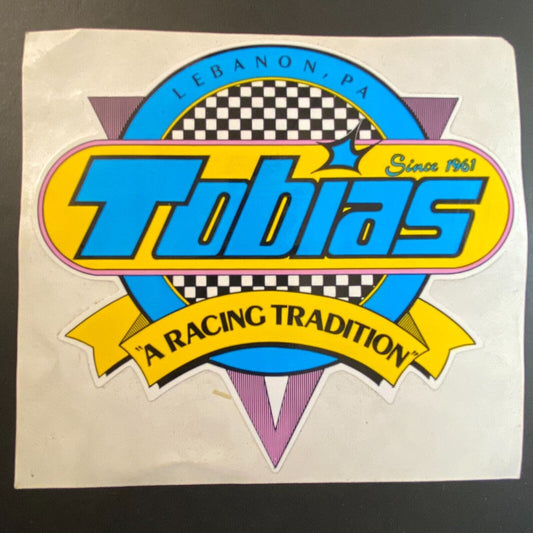 Lebanon, PA Tobias "A Racing Tradition" c1990 Water Transfer Decal 5"x5" Scarce