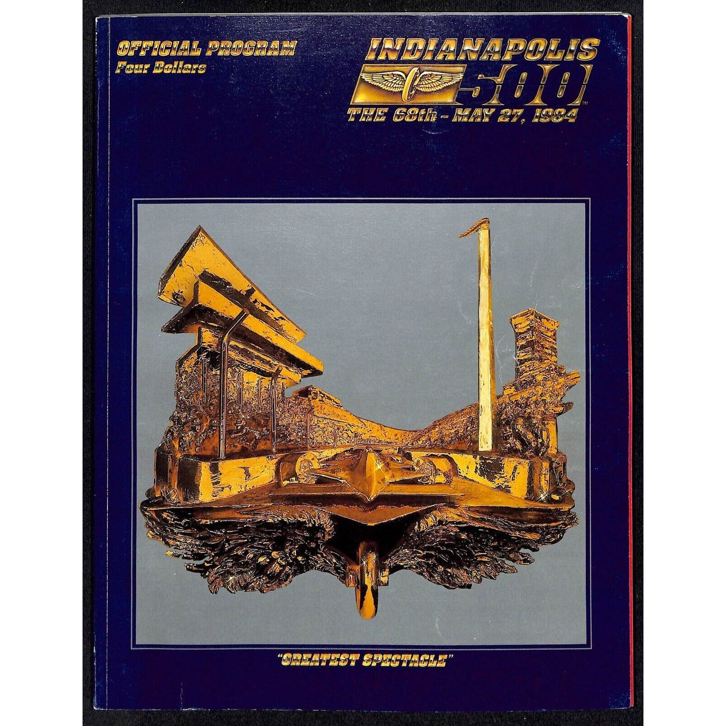 1984 Indianapolis 500 Program Racing VGC 163pp 14oz