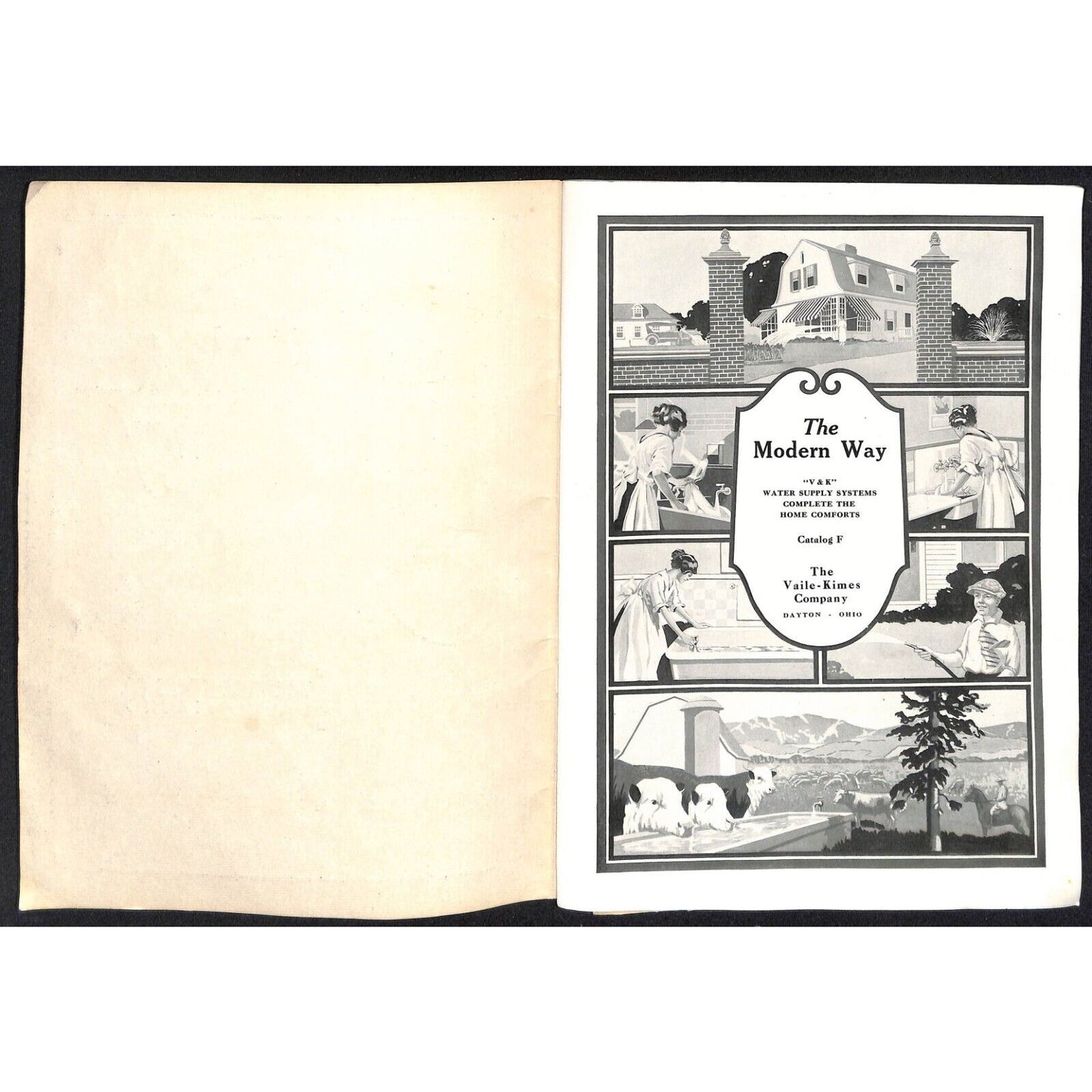 Valie Kimes Water Supply Systems Catalog 36pp 1920 w/ Illustrations Scarce VGC