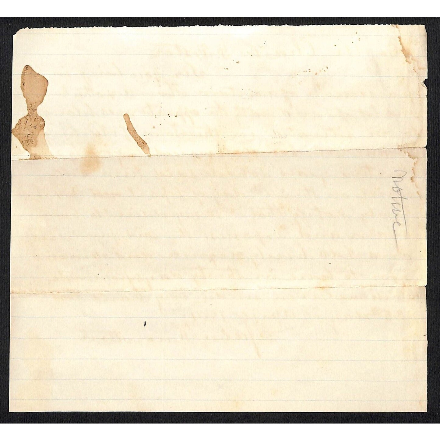 1884 Jabez Knowlton* Newburgh, ME Demand Letter of Intent to Repossess Property