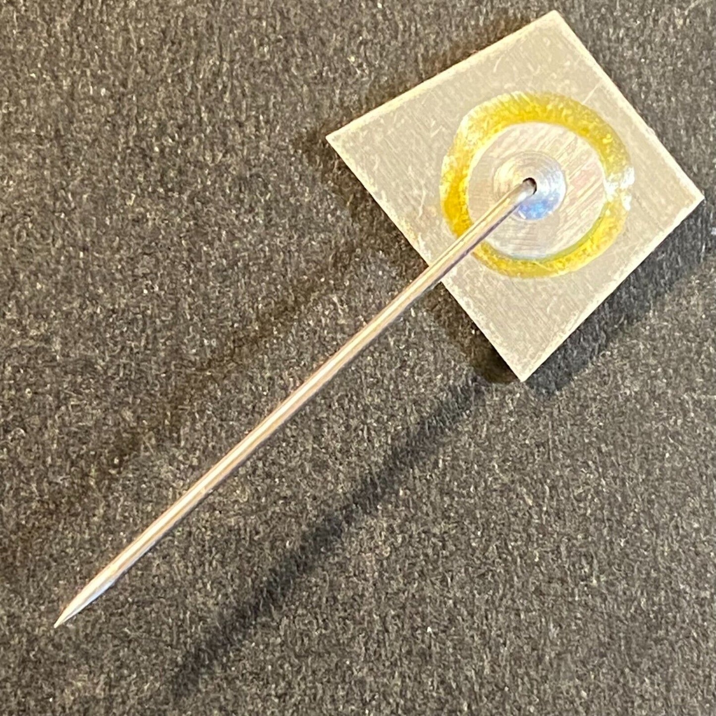 25 Years of Radio Kavadarci Macedonia - Vintage Enameled Lapel Stick Hat Pin