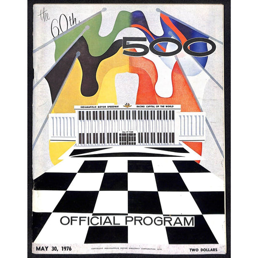 1976 Indianapolis 500 Program Racing VGC 120pp 9.5oz