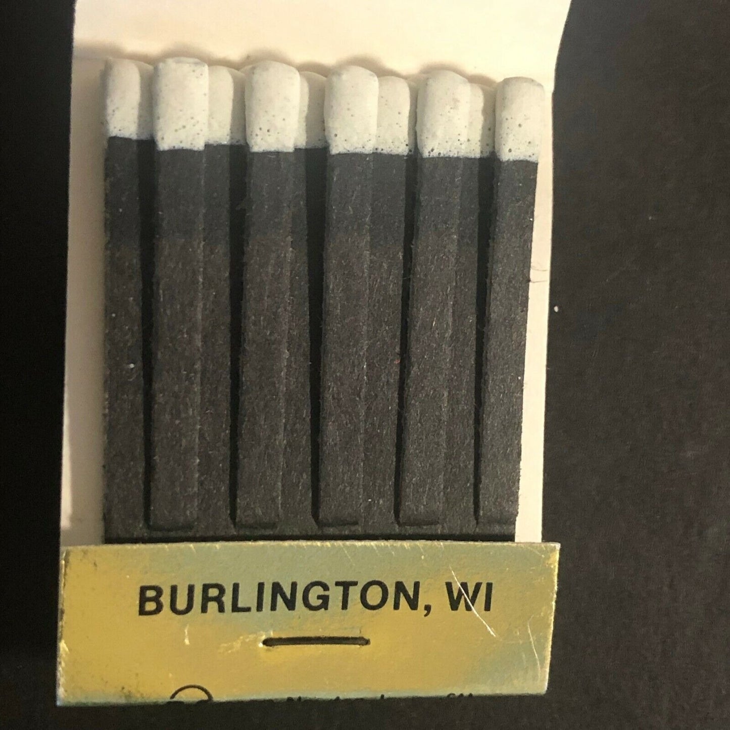 Burlington WI McCarthy Koenig Funeral Home c1970's-80's Full Matchbook
