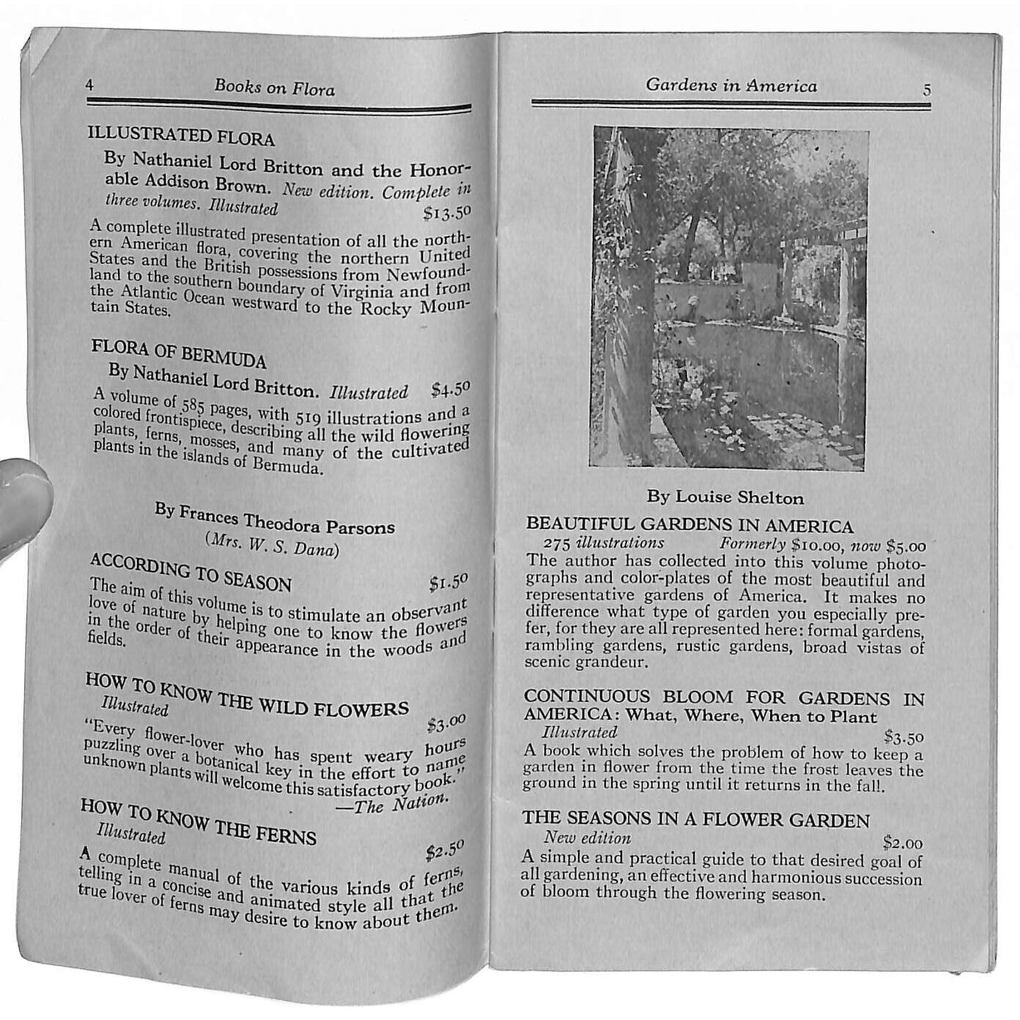 c1925-35 Charles Scribner's Sons "Nature and Outdoor Books" Catalog 32pp Scarce