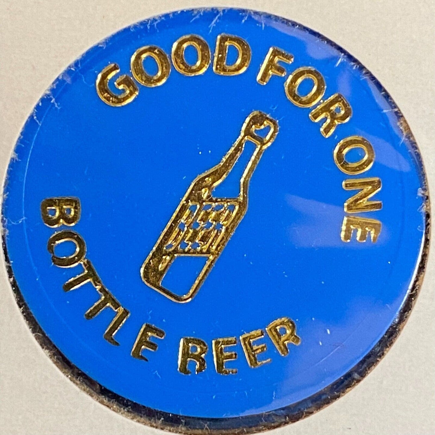 Morrisdale, PA Moose Lodge 97 c1980's Plastic "G/F One Bottle Beer" Blue Token