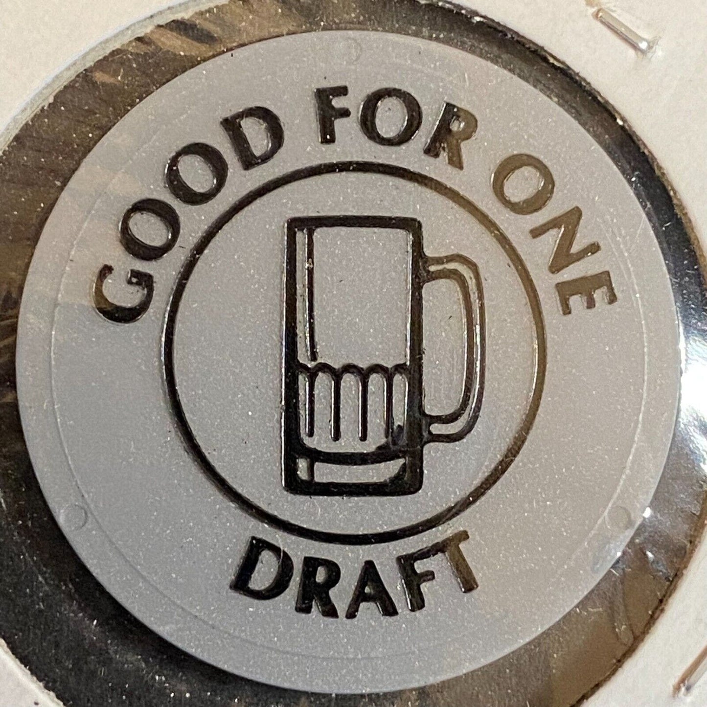 Middletown, PA JD's (Junction) c1980's-90's Plastic Token G/F One Draft (Beer)