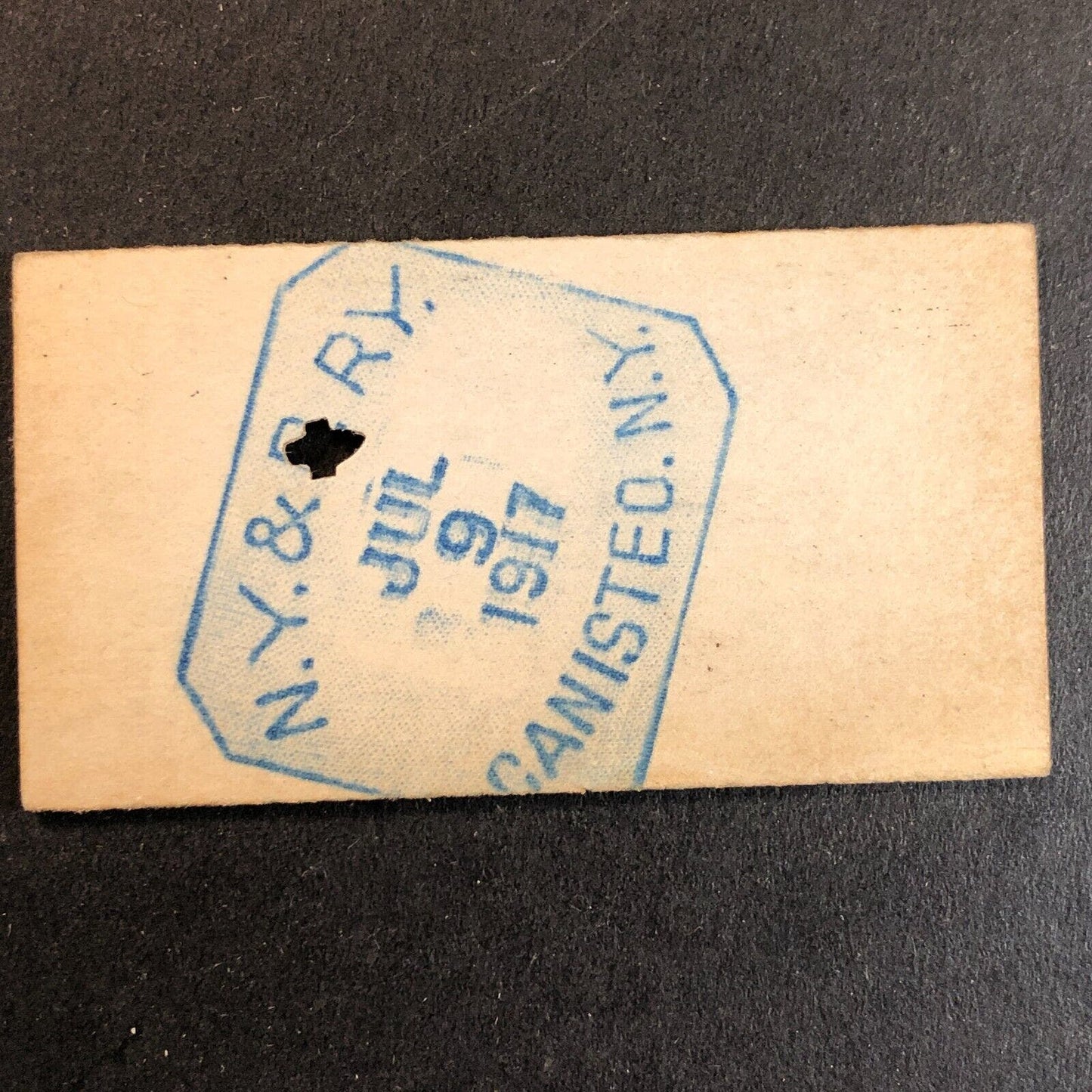 New York & Pennsylvania Railroad July 9 1917 Genesee, PA Ticket #10730