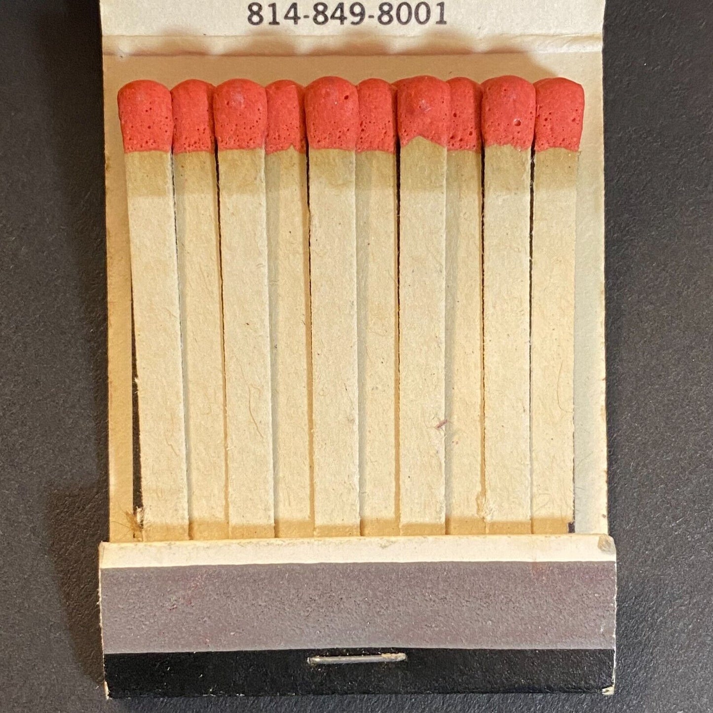 Holiday Inn Butler, PA Clarion Meadville Holidex Full Matchbook c1960's-73
