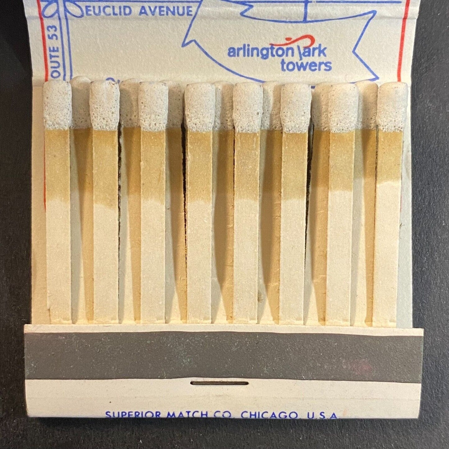 Arlington Park Towers Hotel Chicago c1969-73 Full Matchbook VGC