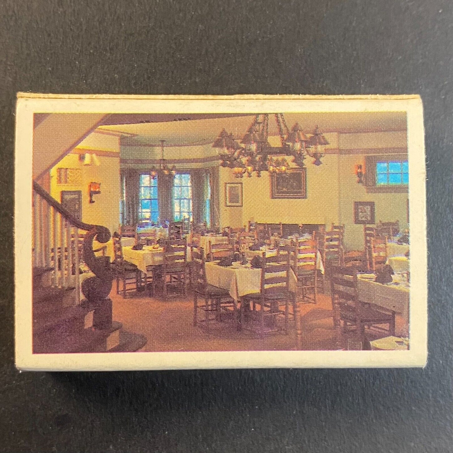 Heritage Village Southbury, CT Country Tavern Vintage Matchbox Real Photo Scarce