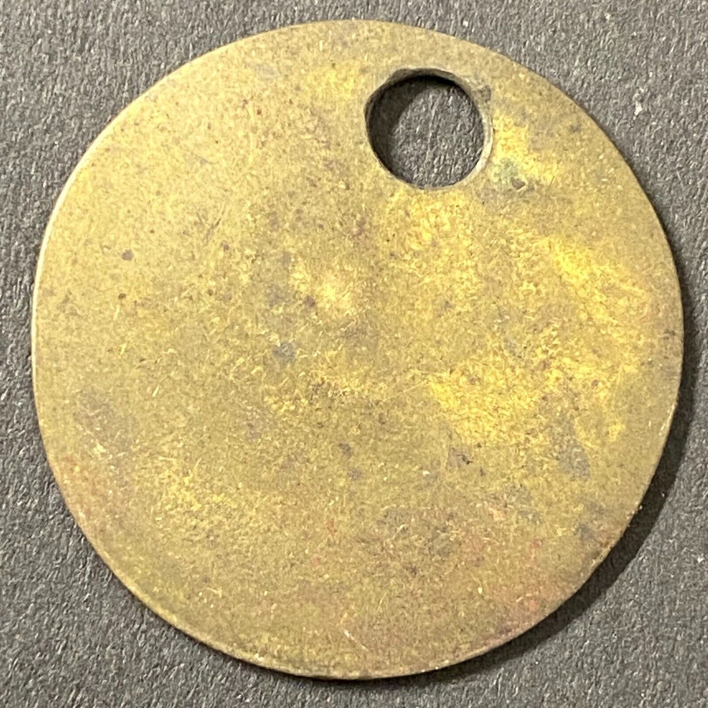 Mining Related ? M.S. Standard Brass Tool Check Token "76XX" 28.5mm +Blank (#4)