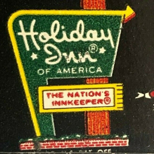 White Plains NY Holiday Inn Holidex Computer c1965-73 Full Matchbook