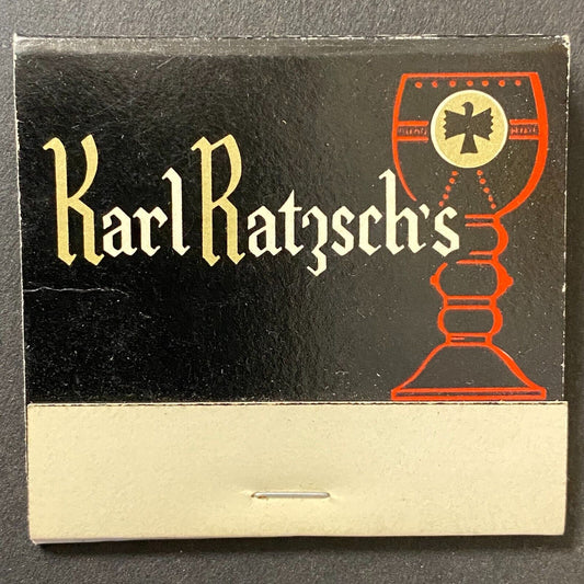 Karl Katzsch's / Fox and Hounds Restaurant Wisconsin Full Matchbook c1974-80's