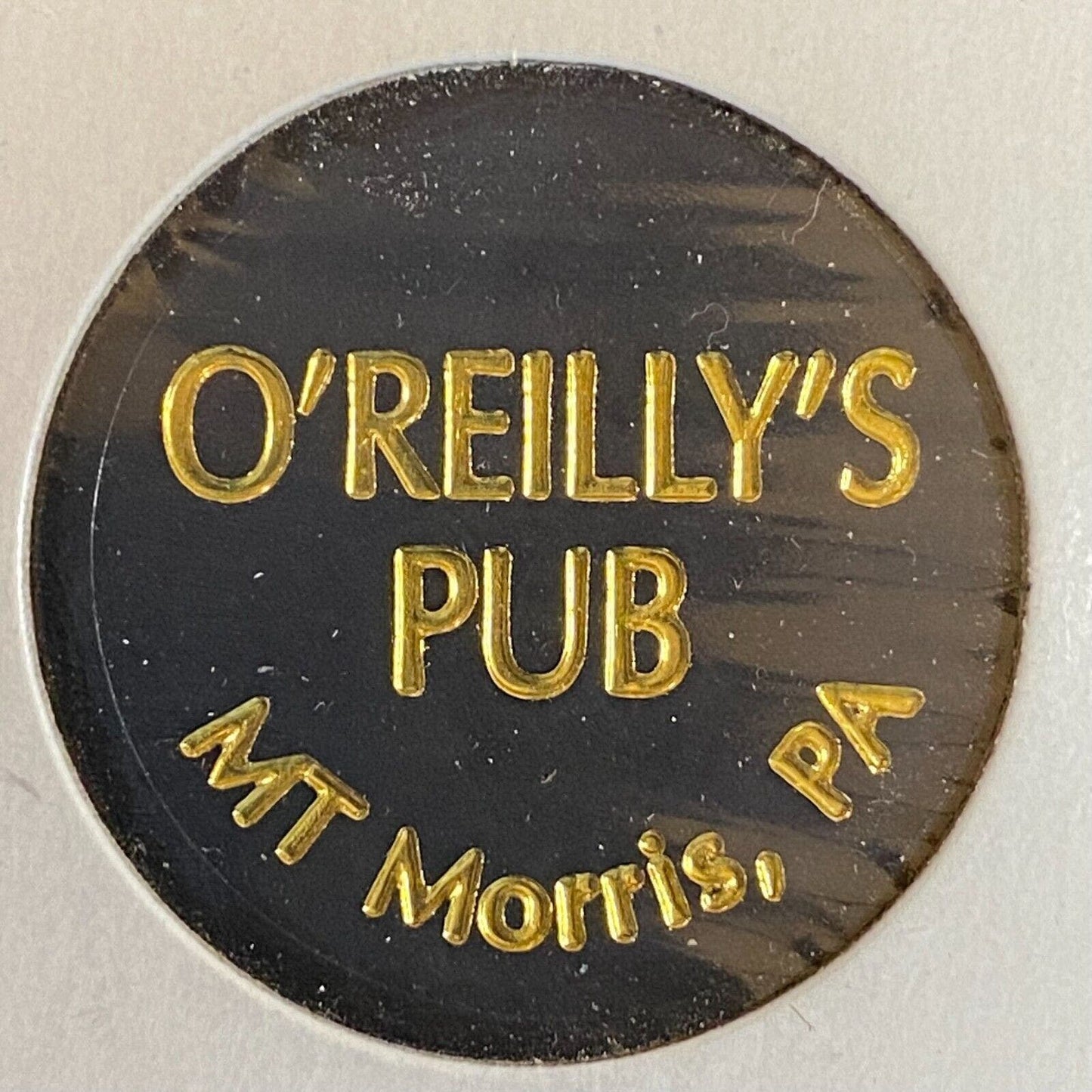 Mt. Morris O'Reilly's Pub c1980's-90's Plastic Token G/F One Draft Beer Mug