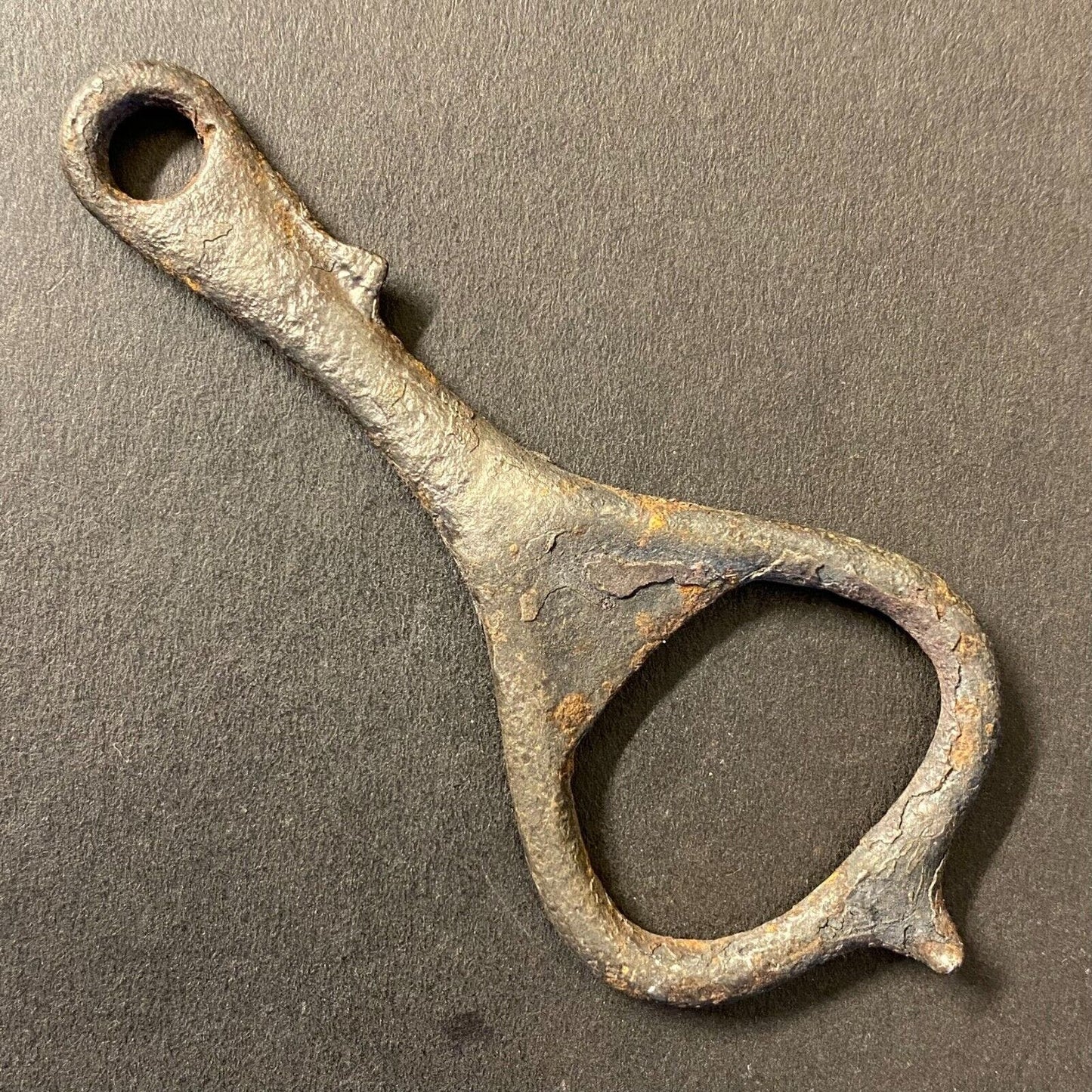 Unmarked Very Old Steel Bottle Opener 3 1/4"
