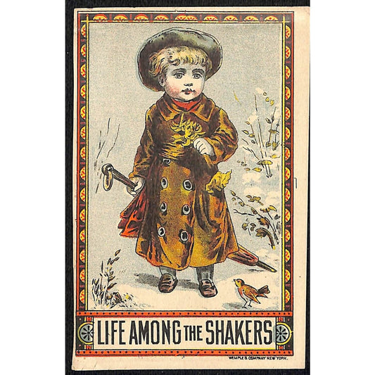 "Life Among the Shakers" Mary F. Carr Partial ? Victorian Advertising Circular