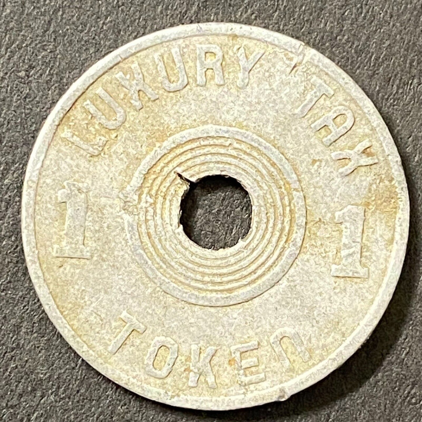 Alabama State Tax Commission Luxury "1" Tax Token Alum. 22mm