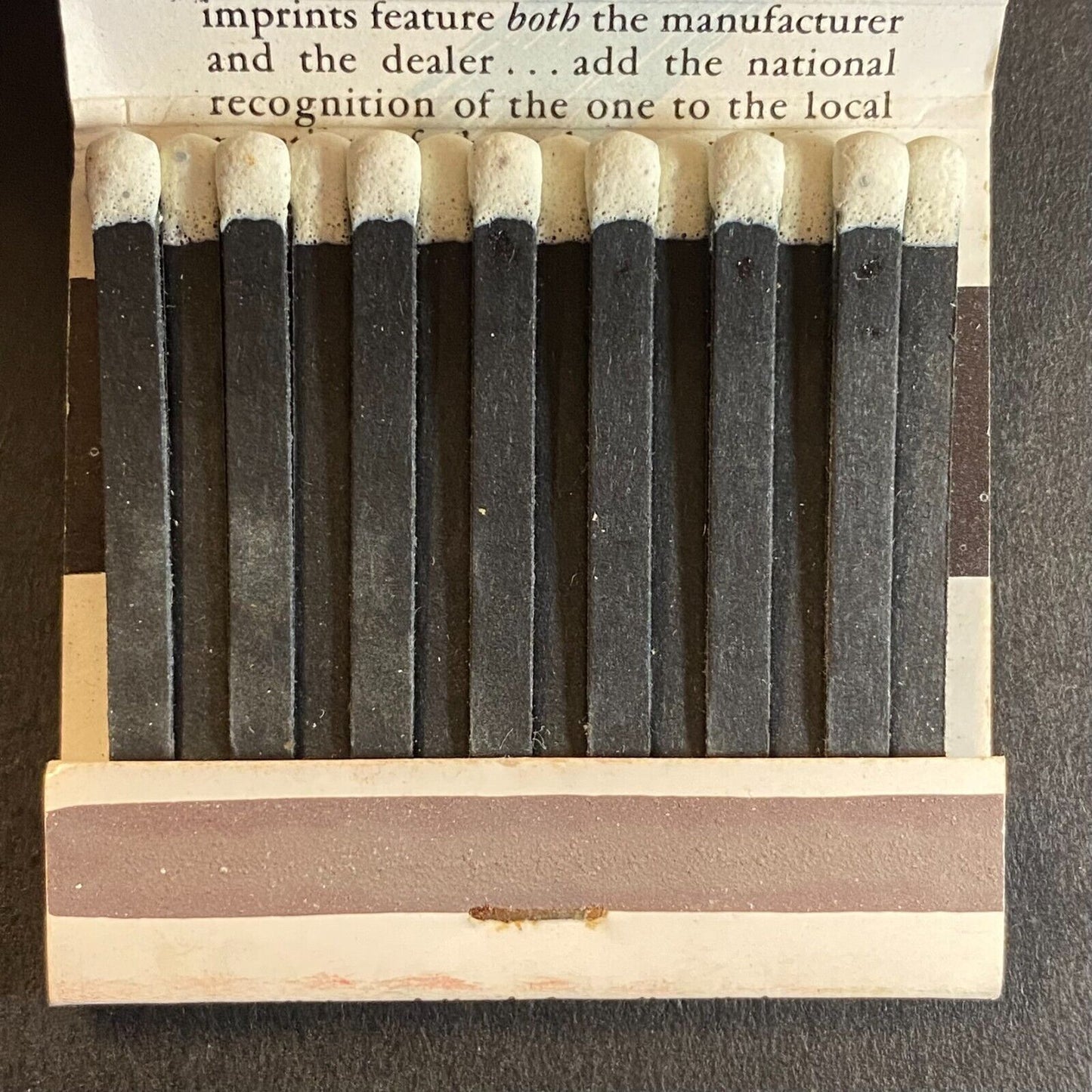 1960 23rd Annual SMI Convention Atlantic City, NJ Food Full Matchbook Scarce