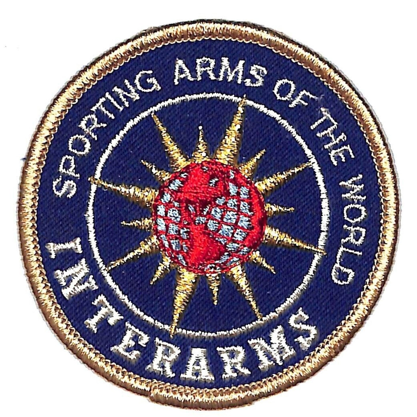 Interarms "Sporting Arms of the World" Vintage Emb. Patch 3" c1970's-80s VGC