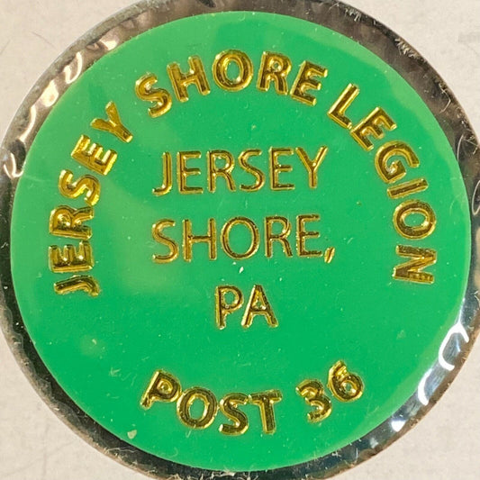 Jersey Shore Legion, PA AL Post 36 c1970's-80's Plastic "Draft" Token