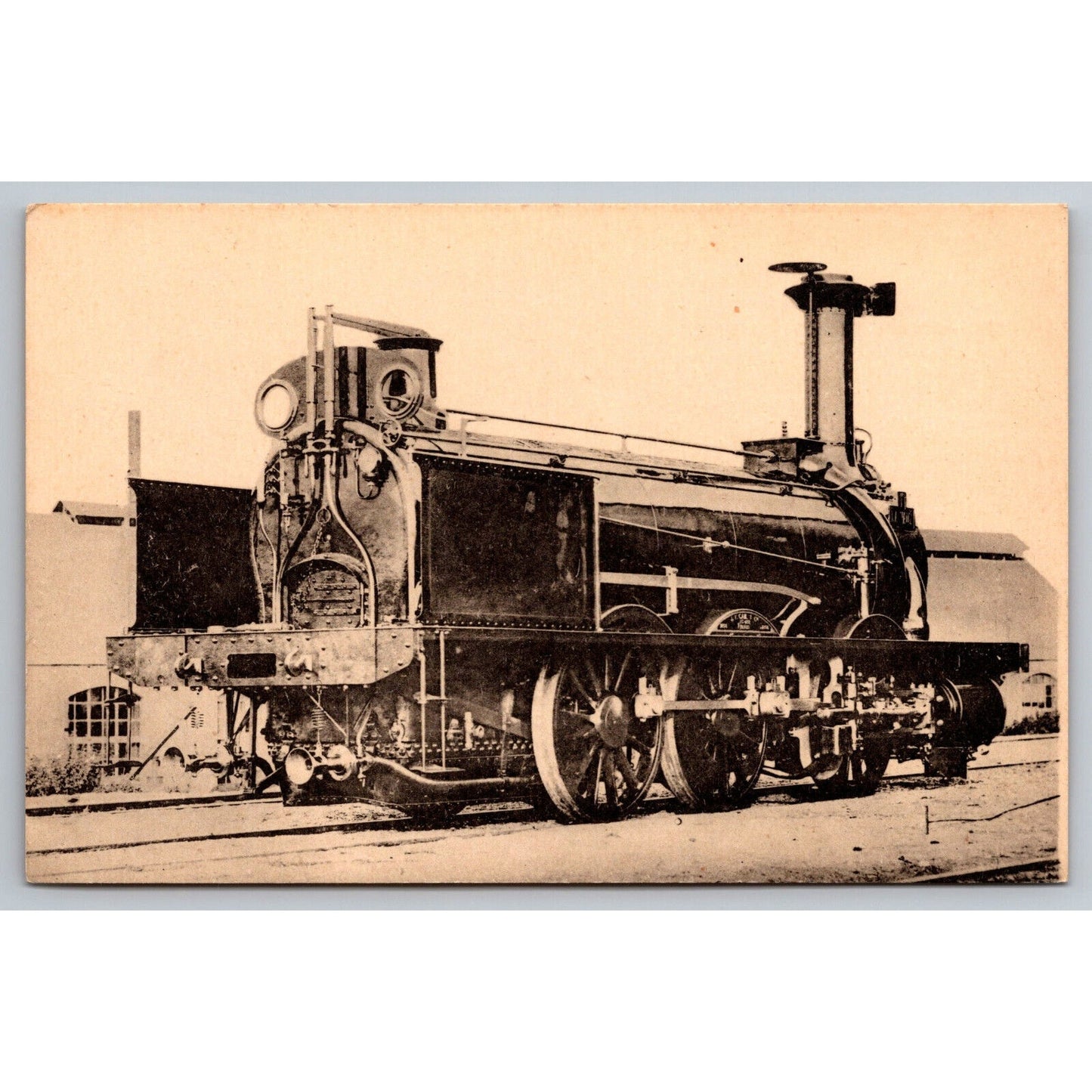 French Railroad RPPC* Postcard Locomotive La Vaux c1900 H.M.P.