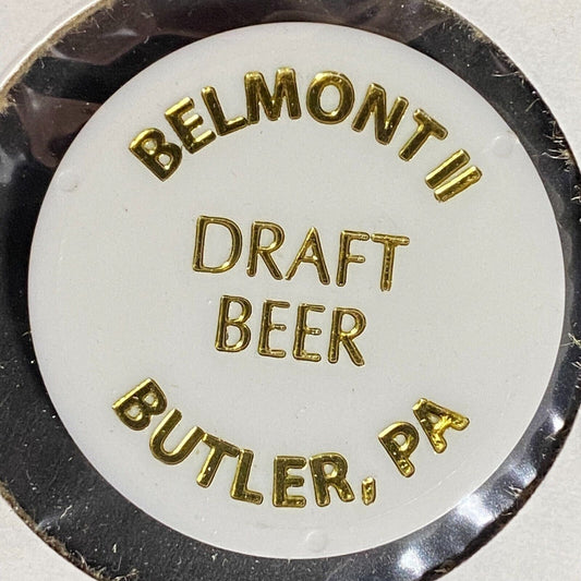 Butler, PA Belmont II (Bar) Plastic Token G/F Draft Beer