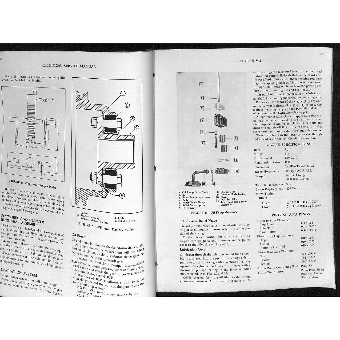 1956 Hudson Technical Service "Hornet" Supplement Manual American Motors 114pp