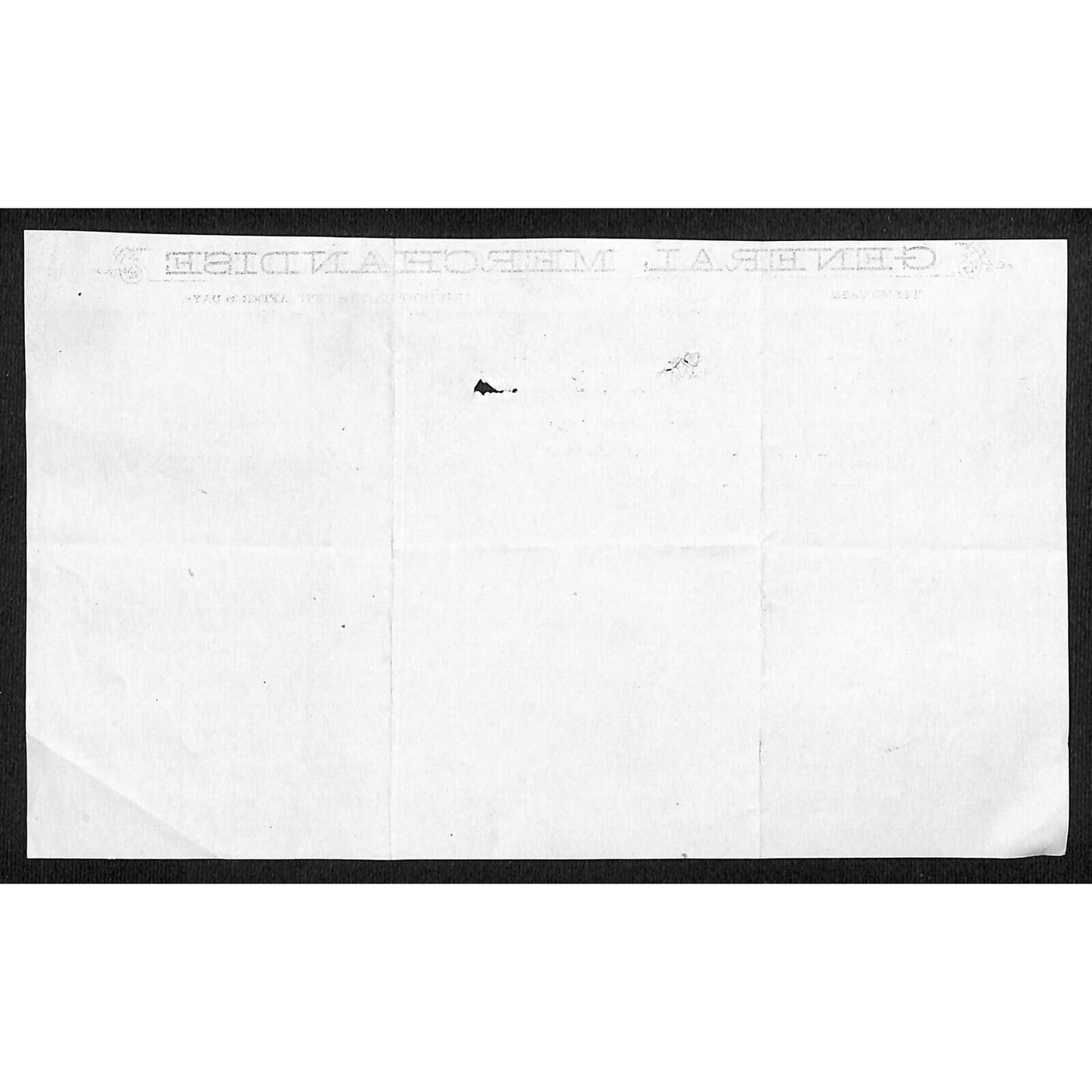 Gallatin, MT General Merchandise 1885 Billhead to R.W. Hawkins ?