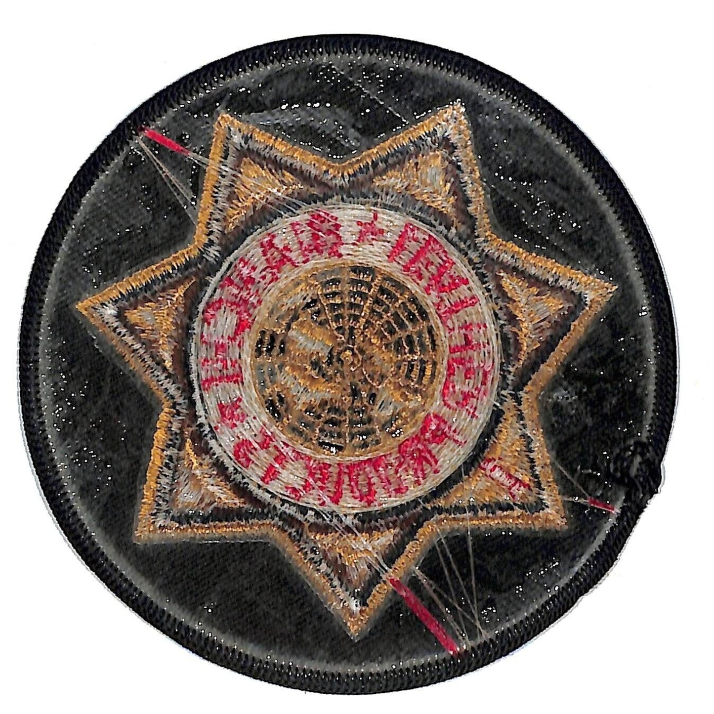 Bianchi Leather Products Vintage Embroidered Patch 4" c1970's-80's NOS VGC